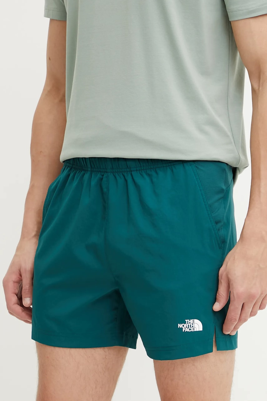 The North Face pantaloni scurti sport 24/7 barbati, culoarea verde, NF0A882D6GI1 The North Face pantaloni scurti sport 24/7 barbati, culoarea verde, NF0A882D6GI1
