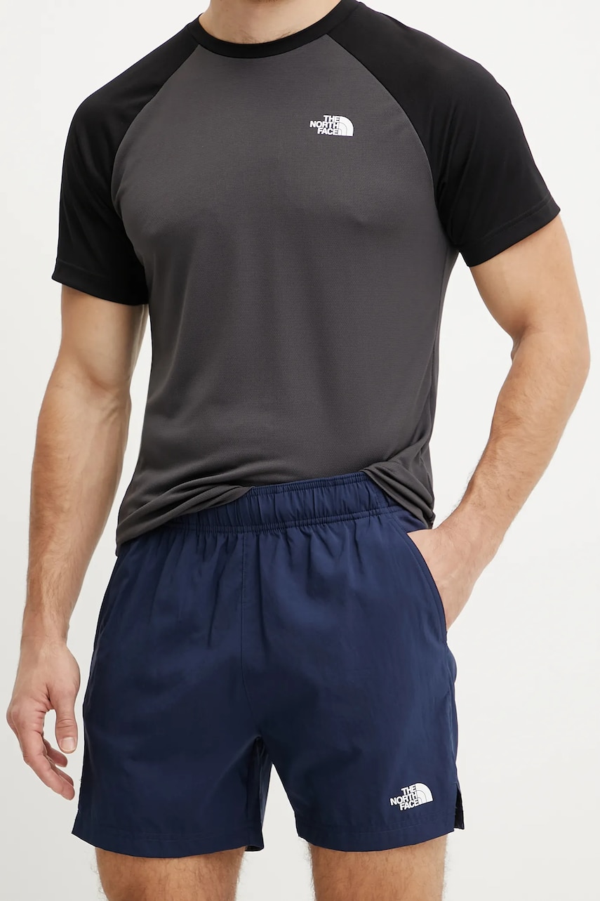 Levně Sportovní šortky The North Face 24/7 pánské, tmavomodrá barva, NF0A882D8K21