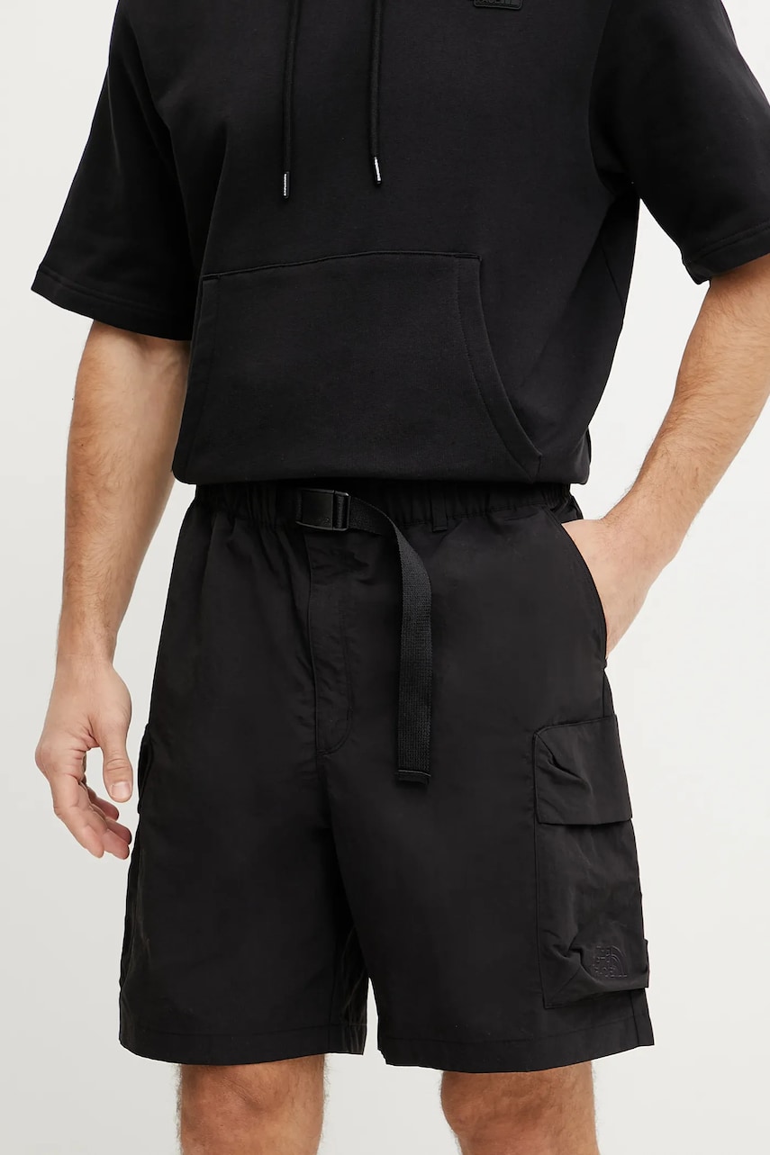 The North Face pantaloni scurti Cargo Pocket barbati, culoarea negru, NF0A8BJGJK31 The North Face pantaloni scurti Cargo Pocket barbati, culoarea negru, NF0A8BJGJK31
