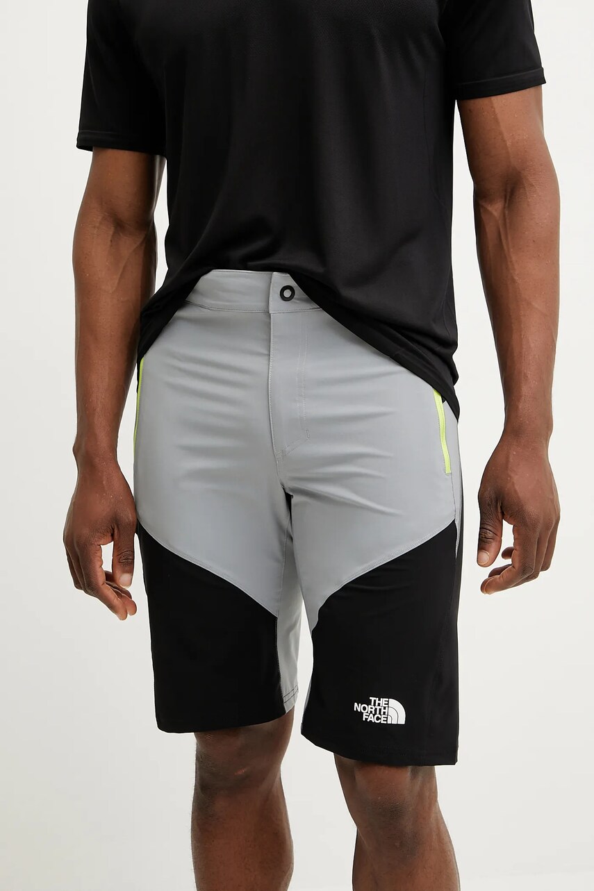 The North Face pantaloni scurti outdoor Felik Slim culoarea gri, NF0A825XBO71