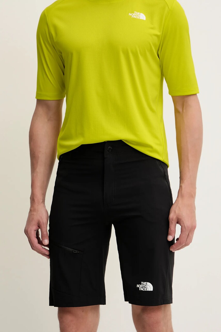The North Face pantaloni scurti outdoor Speedlight Slim culoarea negru, NF0A82694H01