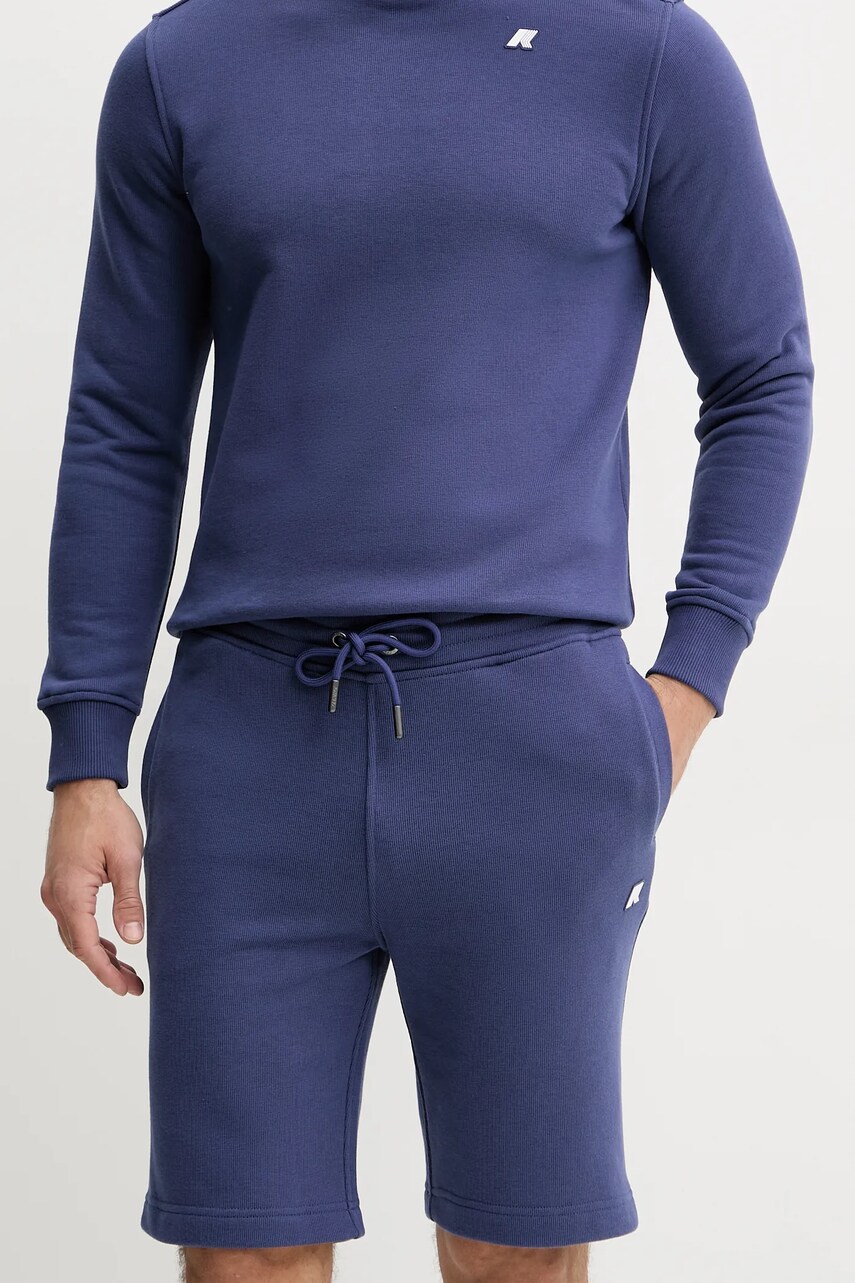 K-Way pantaloni scurti barbati, culoarea albastru marin, K1151SW