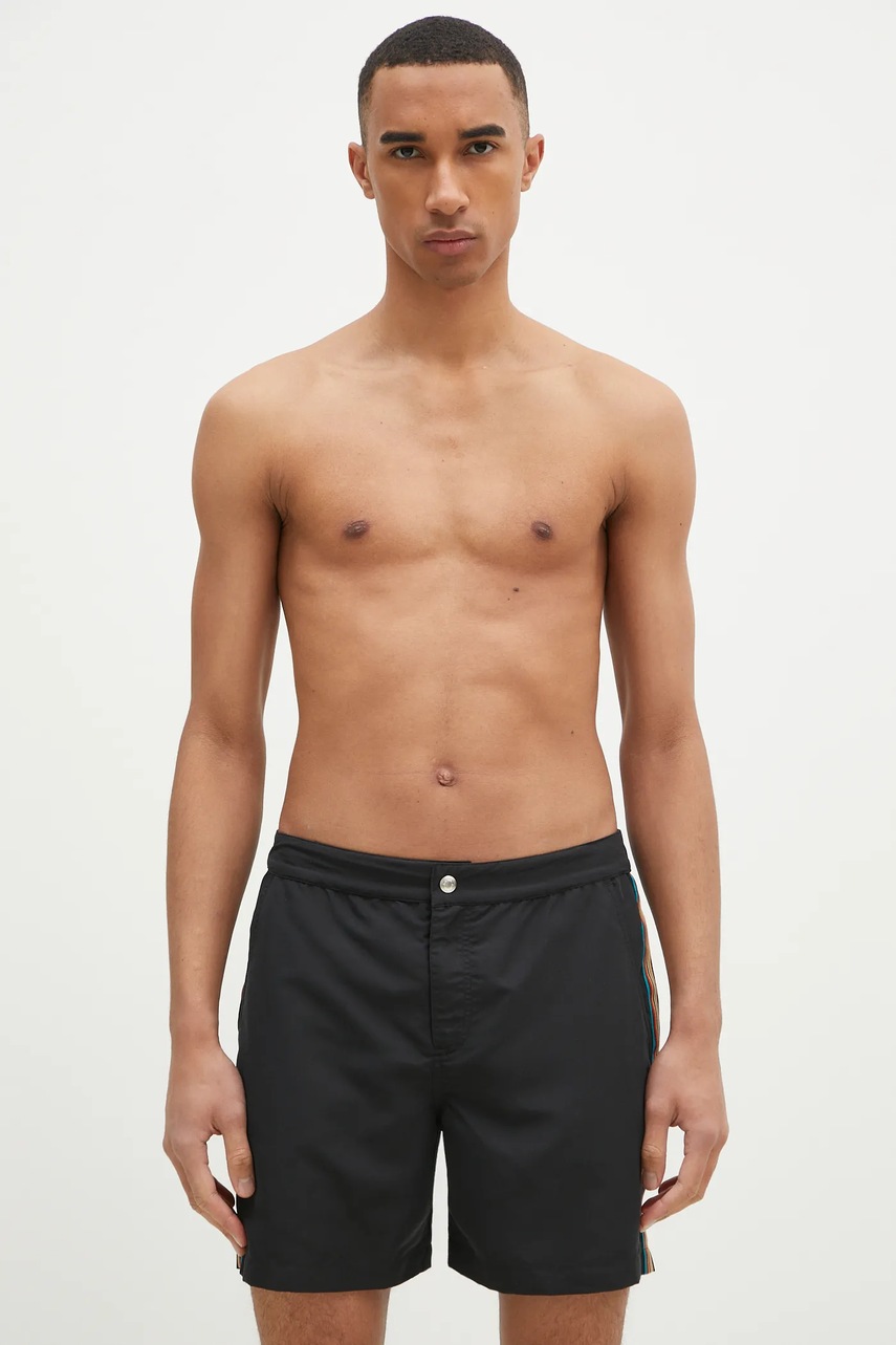 Paul Smith pantaloni scurti de baie culoarea negru, M1A-202A-MU882
