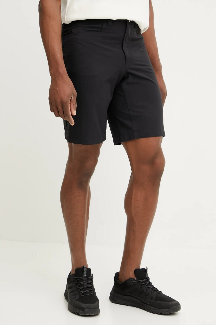 Haglöfs pantaloni scurți outdoor Korp Lite culoarea negru, 607876