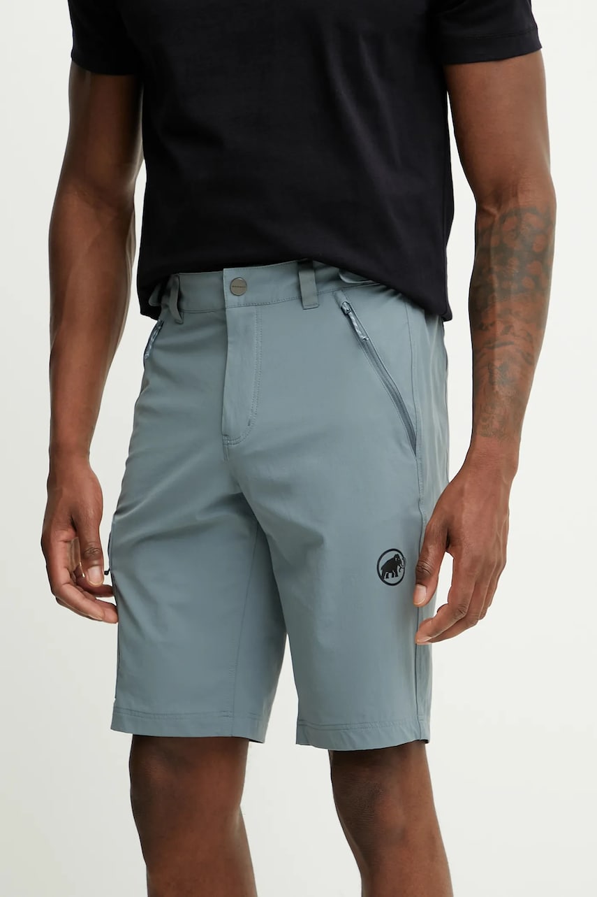 Mammut pantaloni scurti outdoor Runbold IV culoarea gri, 1023-01190