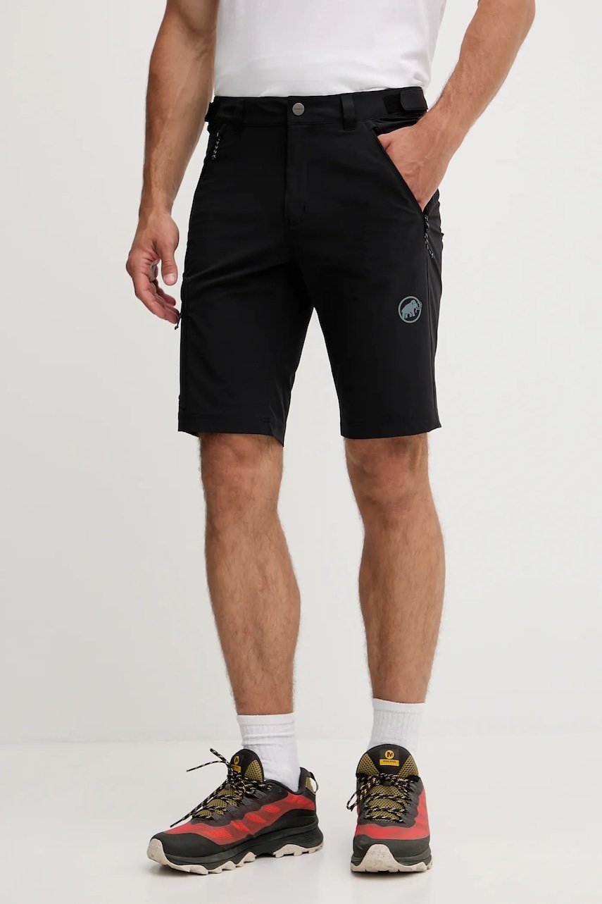 Mammut pantaloni scurți outdoor Runbold IV culoarea negru, 1023-01190