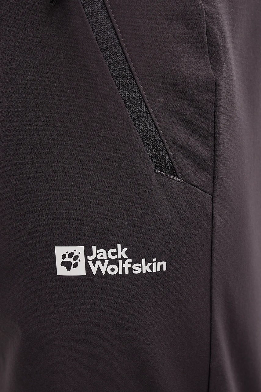 Σορτς εξωτερικού χώρου Jack Wolfskin Pico Trail χρώμα: γκρι, A63908 φωτογραφία