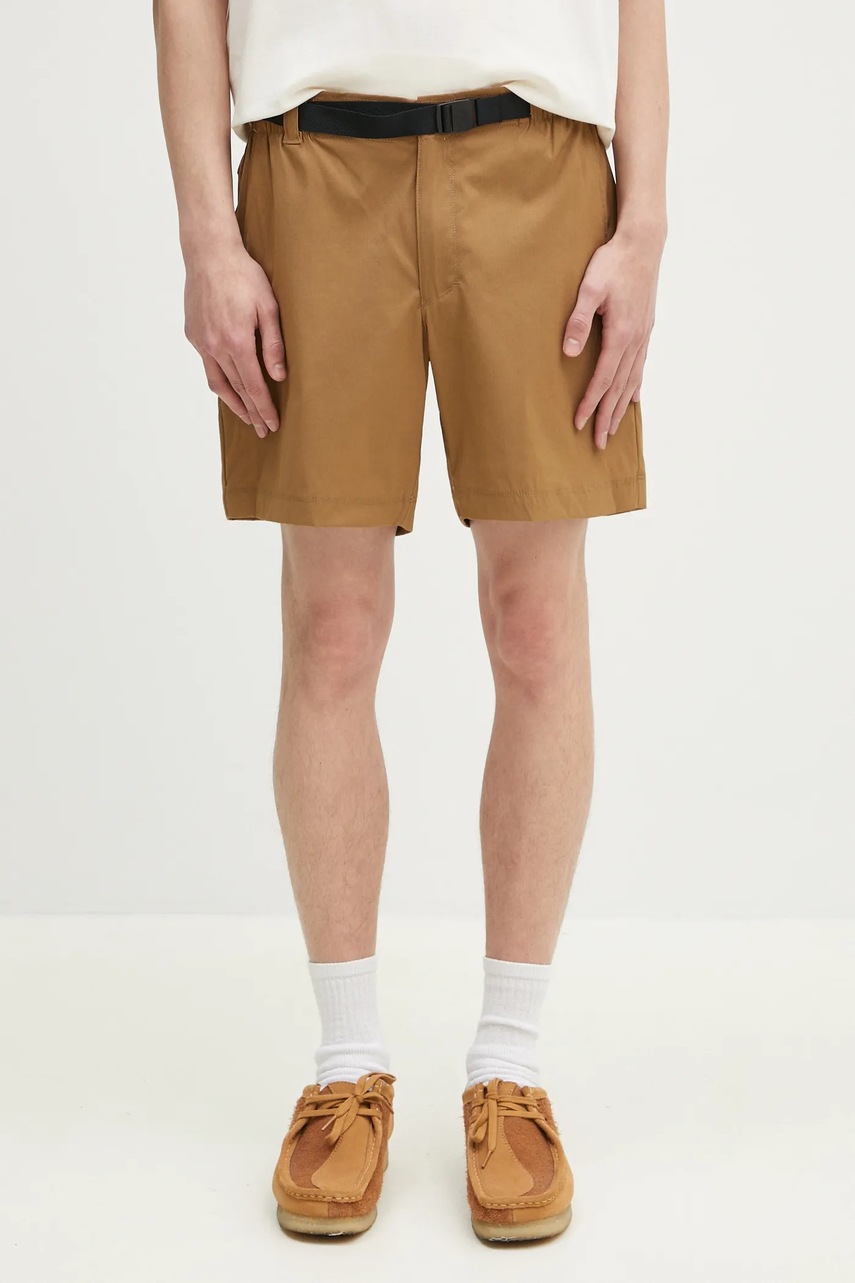 Columbia pantaloni scurti Landroamer Ripstop Short barbati, culoarea maro, 2121531