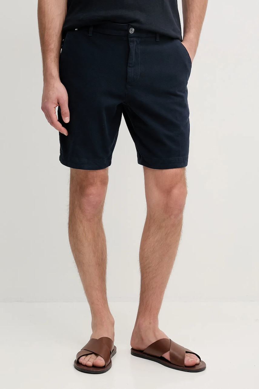 BOSS pantaloni scurți barbati, culoarea bleumarin, 50543951