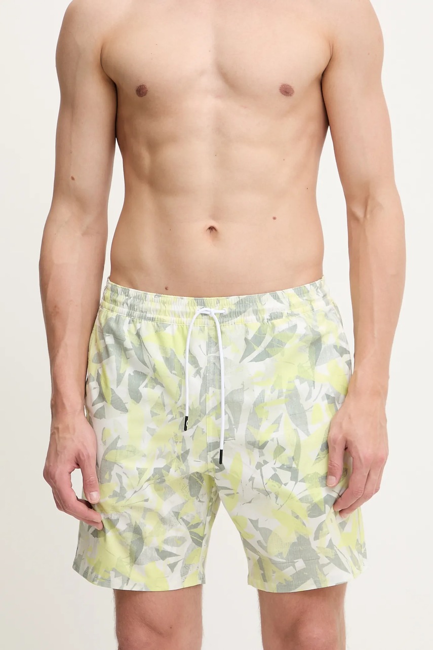 Μαγιό Oakley CANARY PALMS ανδρικό, χρώμα: κίτρινο, FOA405399 φωτογραφία