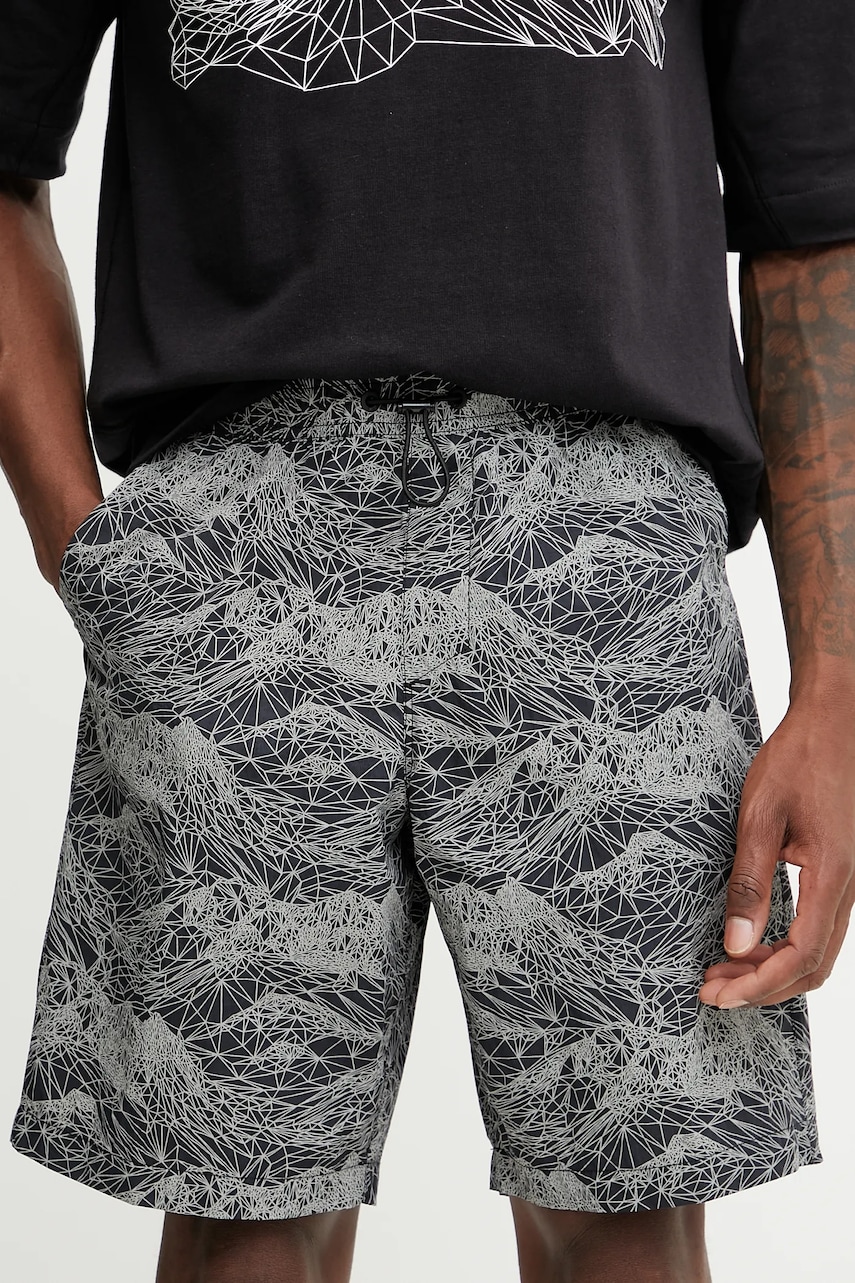 Oakley pantaloni scurți culoarea gri, FOA406856