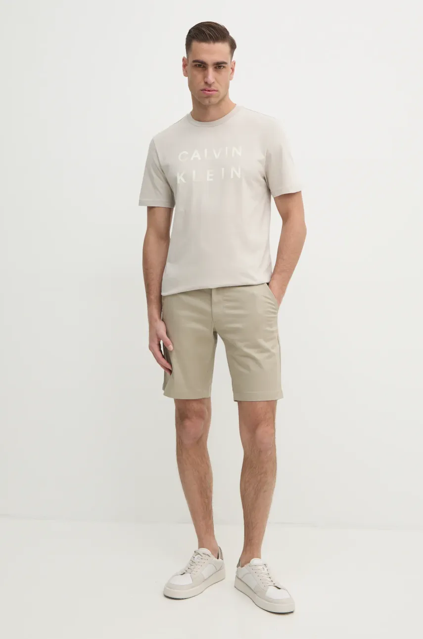 Шорты Calvin Klein мужские цвет бежевый K10K114071 Шорты Calvin Klein мужские цвет бежевый K10K114071