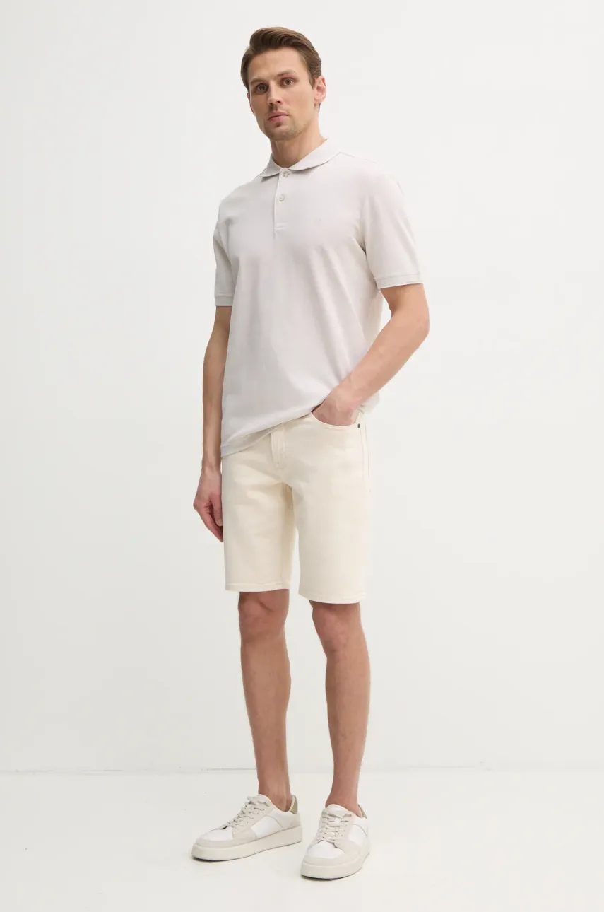 Джинсовые шорты Calvin Klein мужские цвет бежевый K10K114078 Джинсовые шорты Calvin Klein мужские цвет бежевый K10K114078