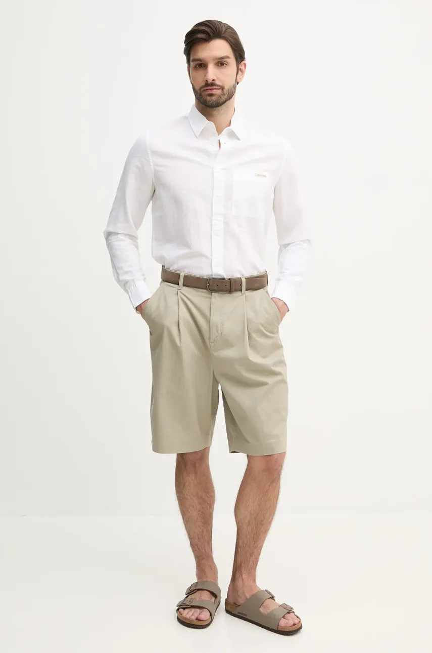 Шорты Calvin Klein Jeans мужские цвет зелёный J30J327304 Шорты Calvin Klein Jeans мужские цвет зелёный J30J327304