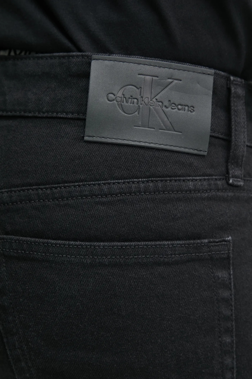 Rifľové krátke nohavice Calvin Klein Jeans