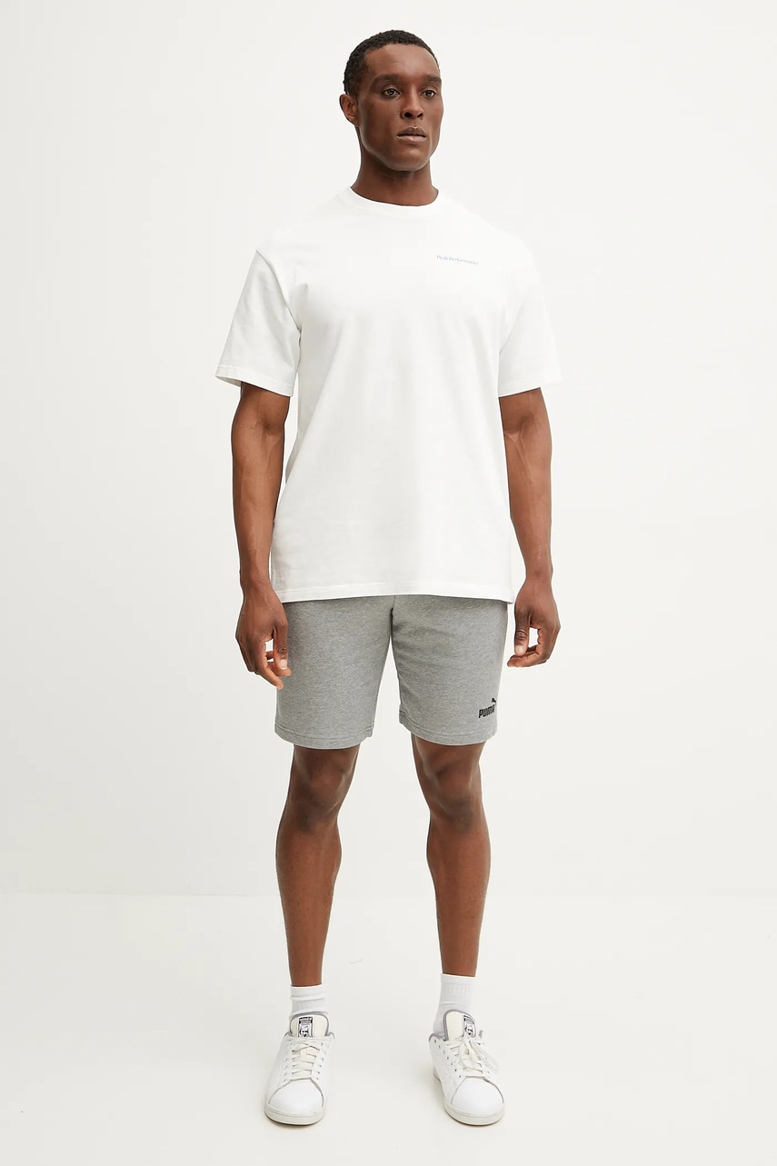 Шорты Puma мужские цвет серый меланж 682594 Шорты Puma мужские цвет серый меланж 682594