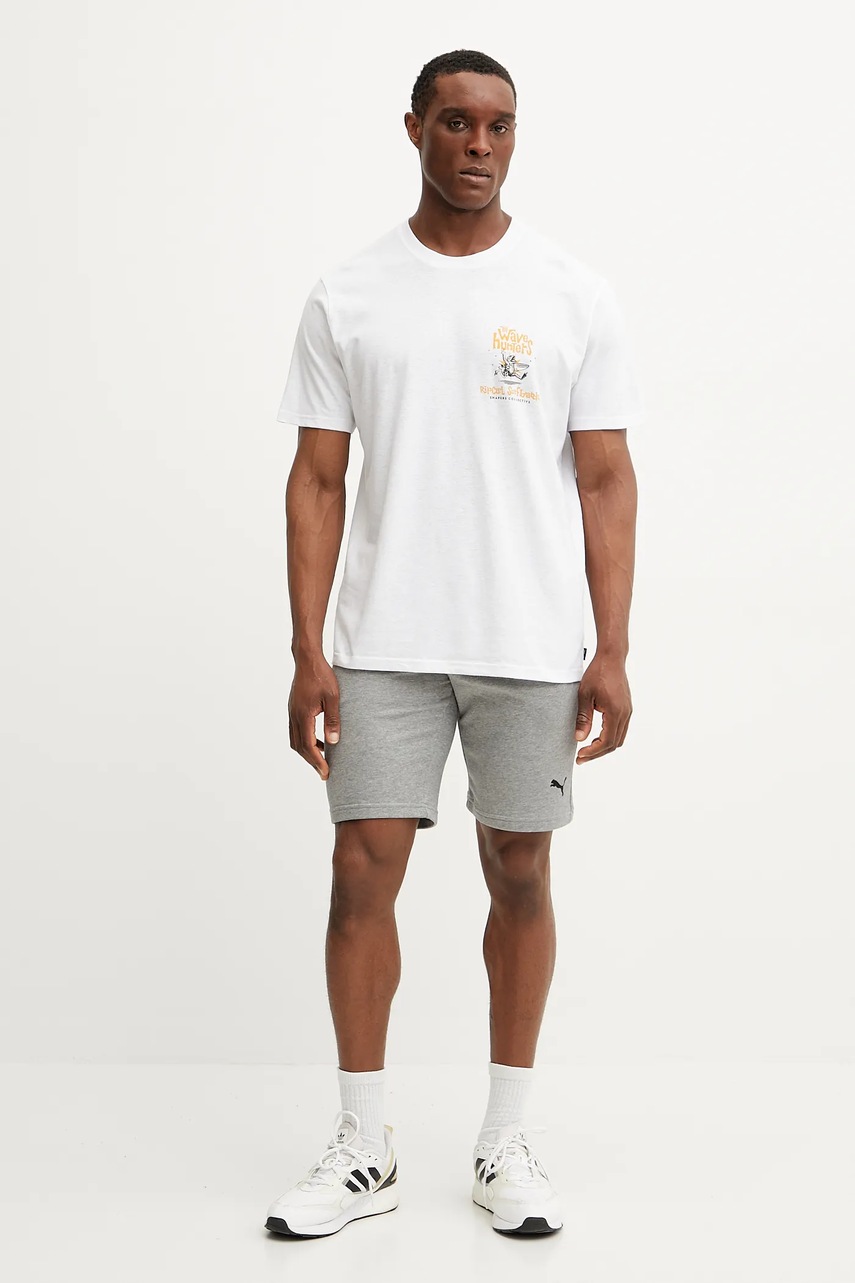 Шорты Puma мужские цвет серый меланж 682598 Шорты Puma мужские цвет серый меланж 682598