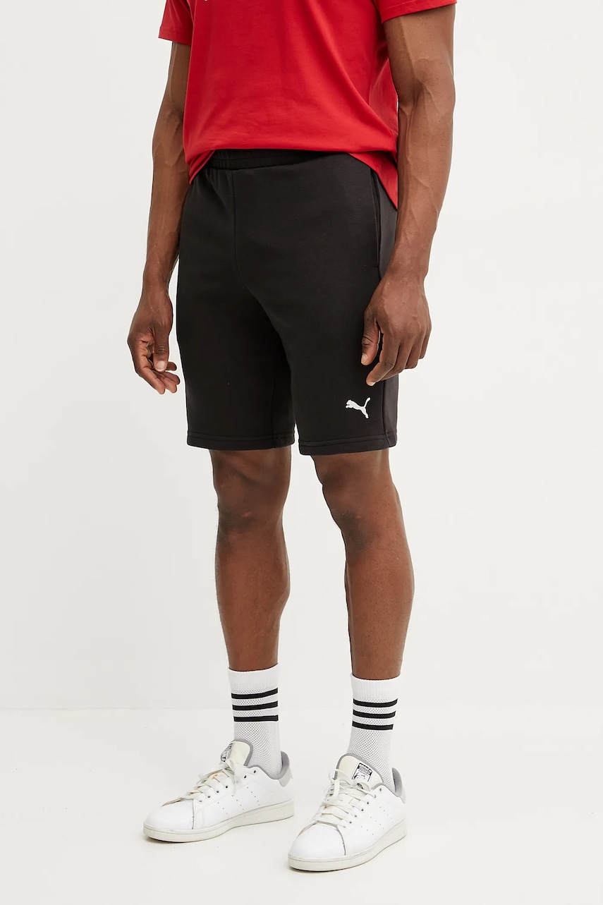 Puma pantaloni scurți bărbați, culoarea negru, melanj, 682598
