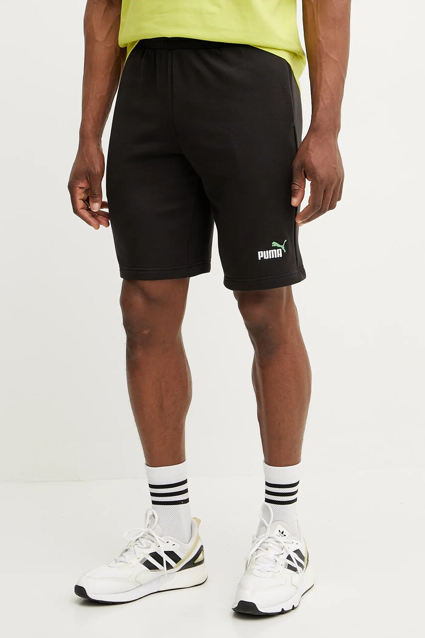 Puma pantaloni scurți bărbați, culoarea negru, 684715 - 0 | YEO