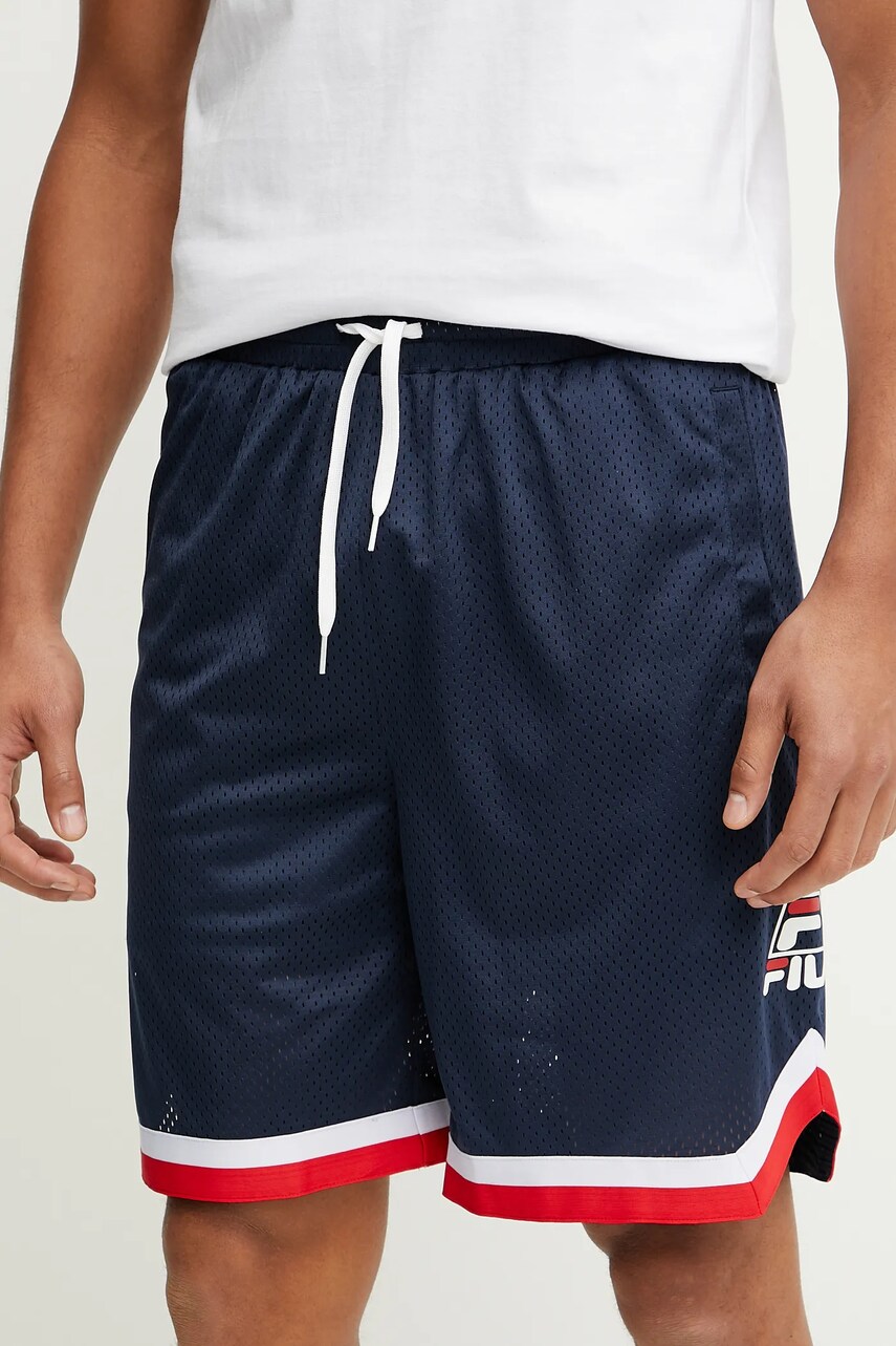 Fila pantaloni scurți Lommel culoarea bleumarin, FAM0920