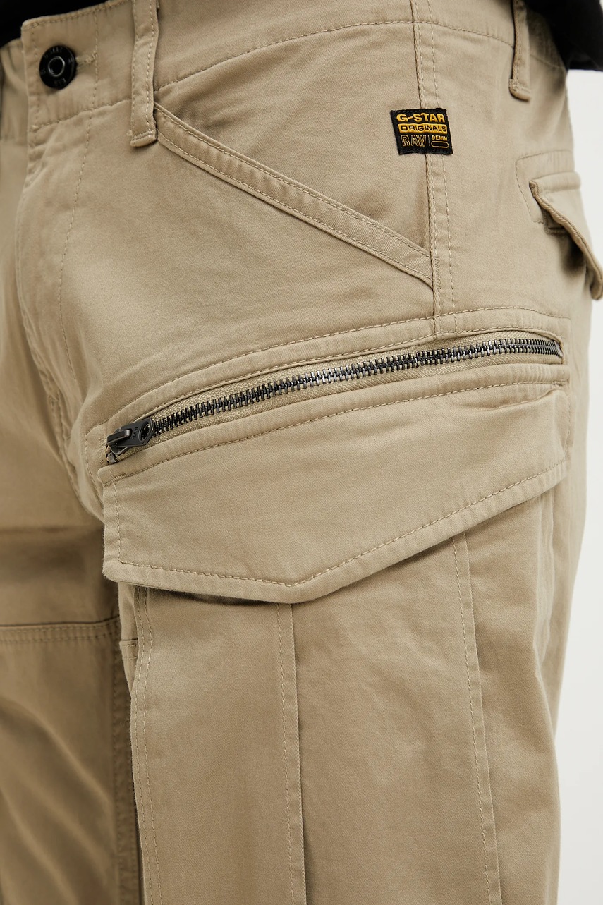 Σορτς G-Star χρώμα: μπεζ, D26214-5126 φωτογραφία