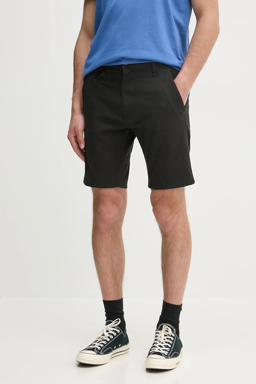 G-Star Raw pantaloni scurti barbati, culoarea negru, D26337-D305 G-Star Raw pantaloni scurti barbati, culoarea negru, D26337-D305