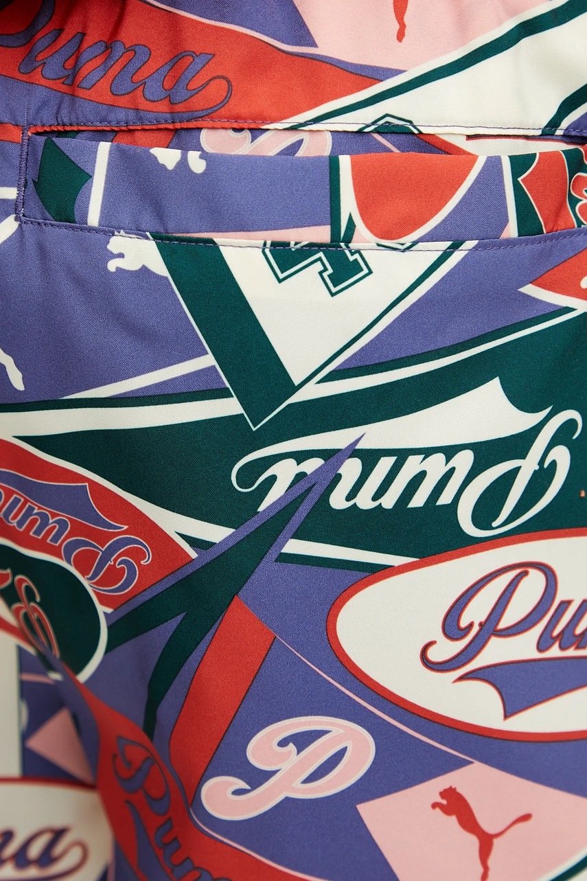 Σορτς Puma χρώμα: μοβ, 629630 φωτογραφία