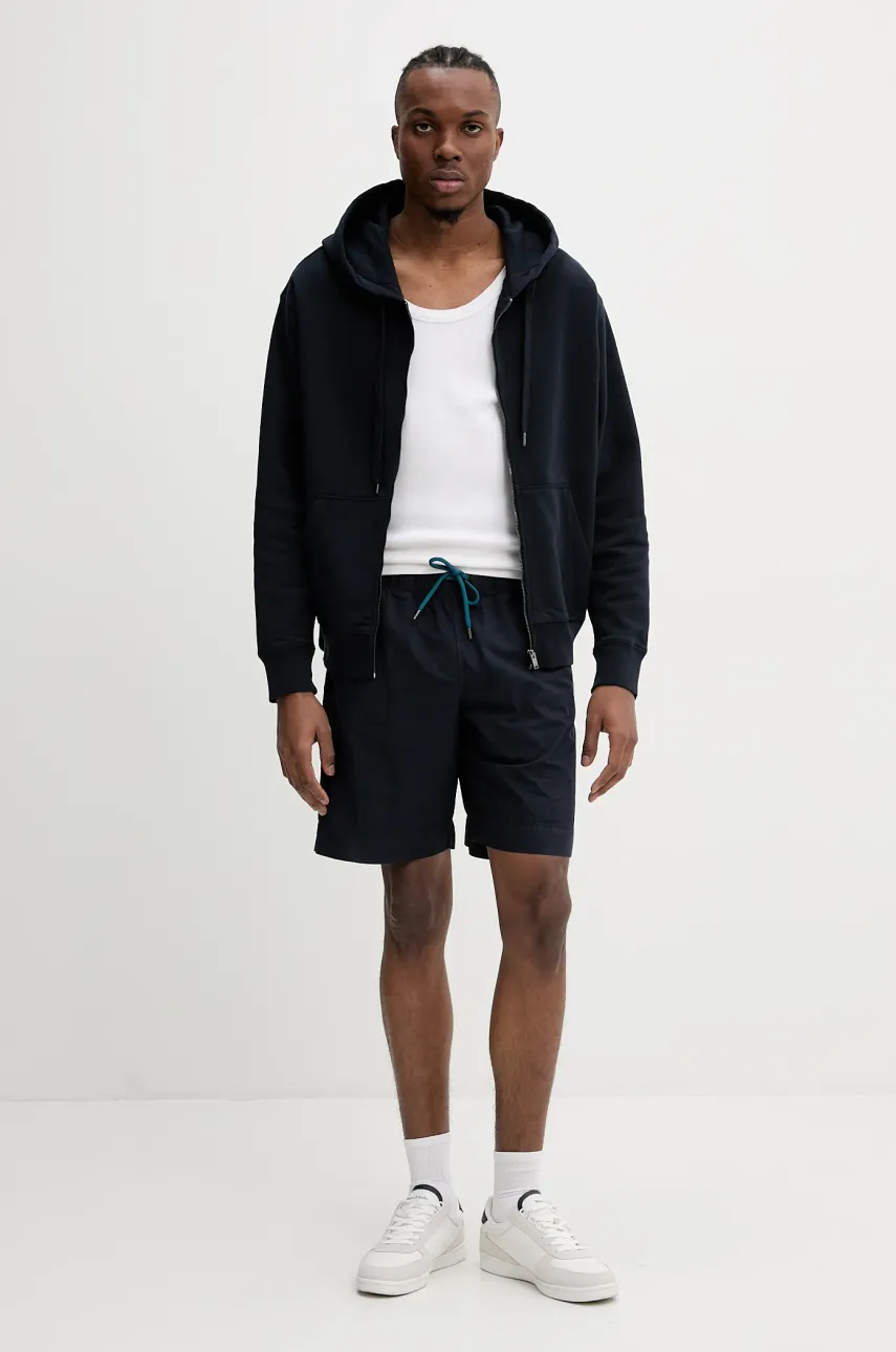 Хлопковые шорты PS Paul Smith мужской цвет синий M2R.232U.P21477 Хлопковые шорты PS Paul Smith мужской цвет синий M2R.232U.P21477