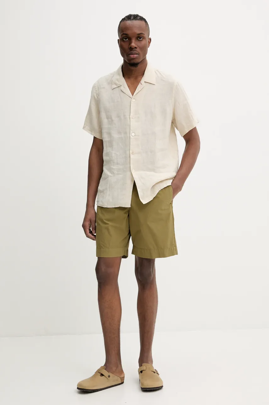 Хлопковые шорты PS Paul Smith мужской цвет зелёный M2R.232U.P21477 Хлопковые шорты PS Paul Smith мужской цвет зелёный M2R.232U.P21477