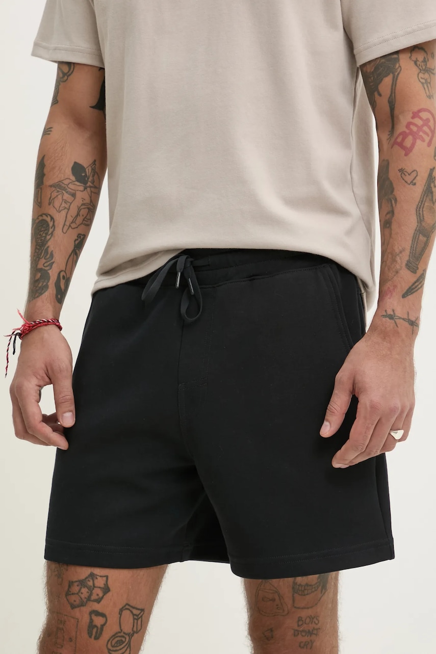 Hollister Co. pantaloni scurti barbati, culoarea negru, KI328-5057 Hollister Co. pantaloni scurti barbati, culoarea negru, KI328-5057