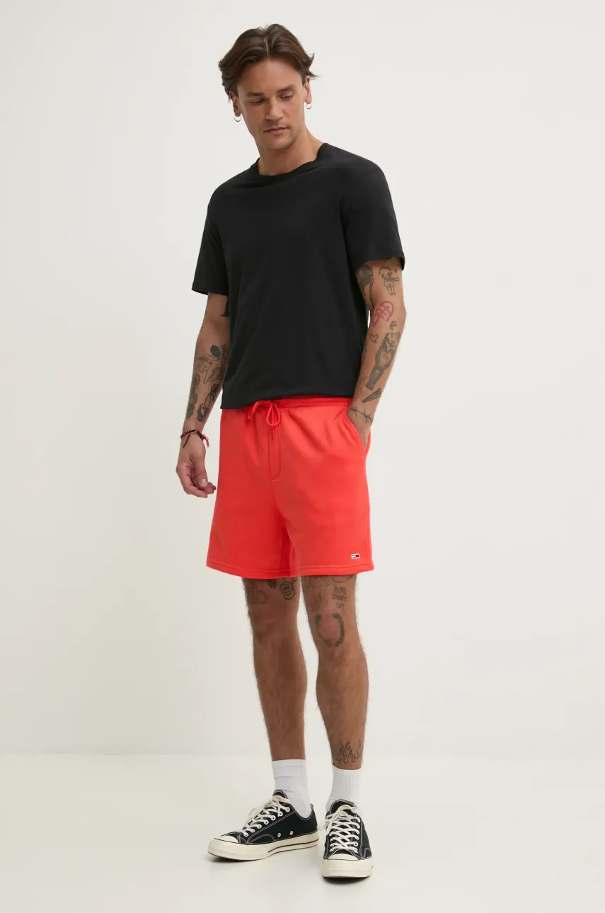 Шорты Tommy Jeans мужские цвет оранжевый DM0DM21931 Шорты Tommy Jeans мужские цвет оранжевый DM0DM21931