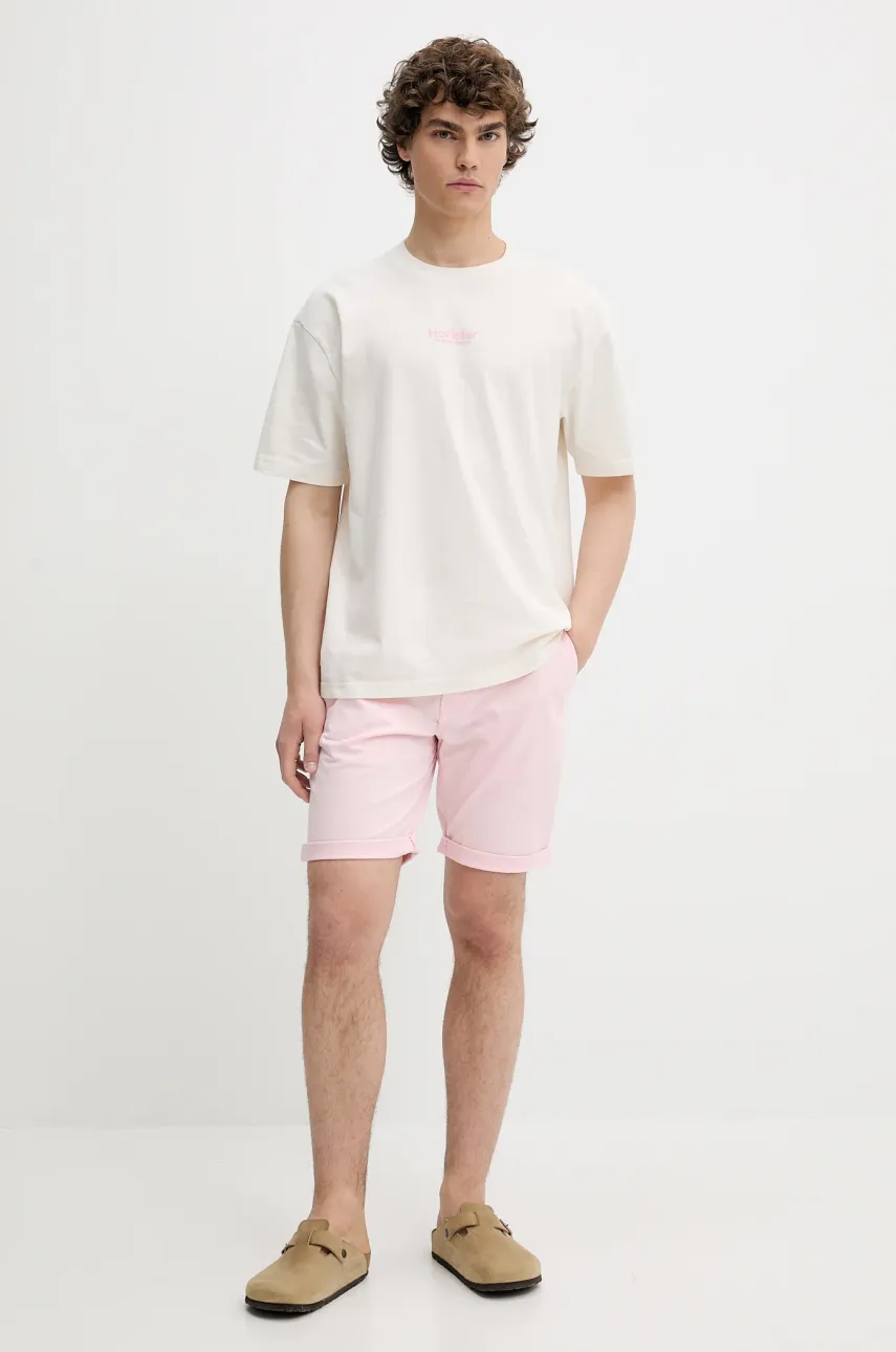 Шорты Tommy Jeans мужские цвет розовый DM0DM21950 Шорты Tommy Jeans мужские цвет розовый DM0DM21950