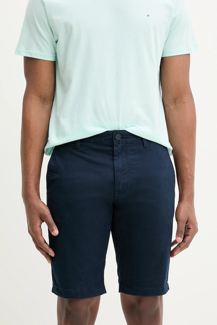 Tommy Jeans pantaloni scurti barbati, culoarea albastru marin, DM0DM21950 Tommy Jeans pantaloni scurti barbati, culoarea albastru marin, DM0DM21950
