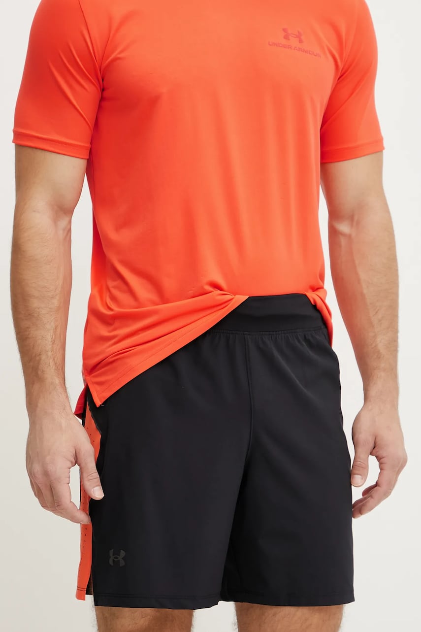 Under Armour pantaloni scurți de alergare Launch Pro 7 culoarea negru, 1376508