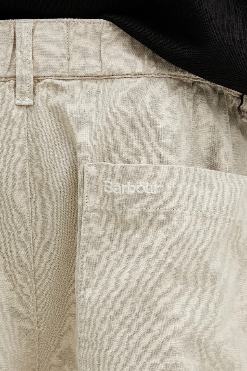 Σορτς Barbour Barbour Natural Linen Blend Short φωτογραφία