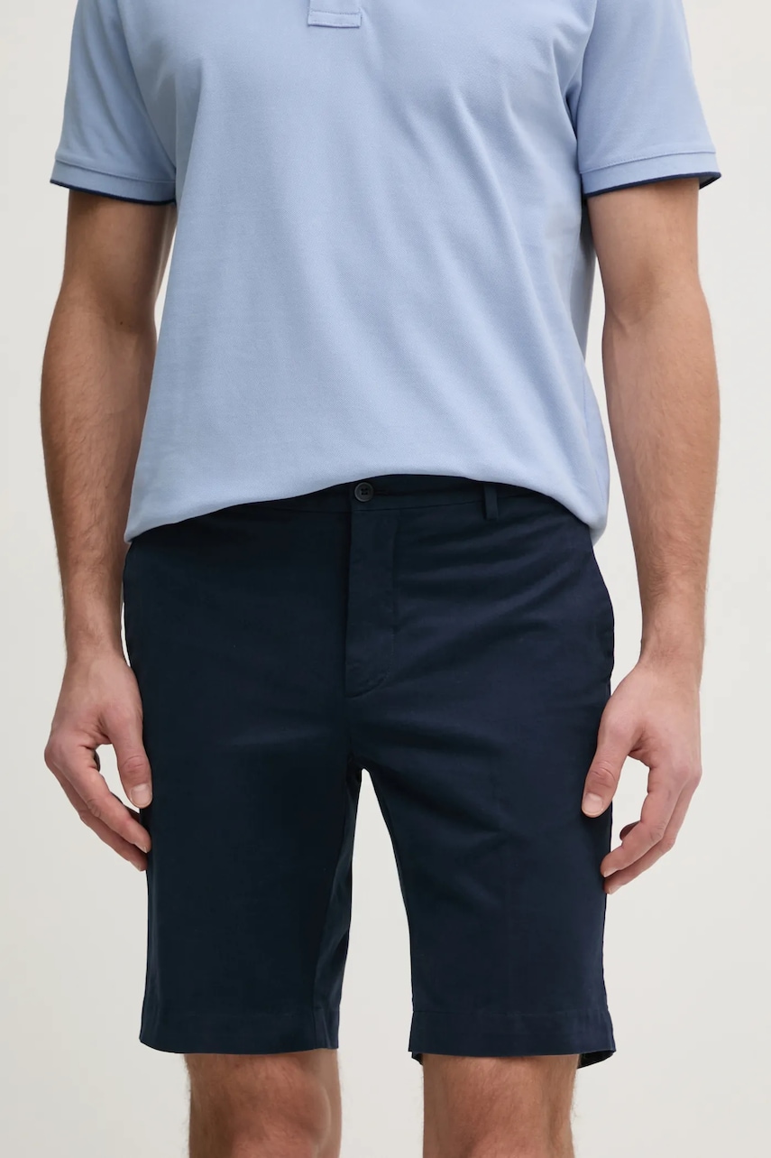 Hackett London pantaloni scurți bărbați, culoarea bleumarin, HM801328 Hackett London pantaloni scurți bărbați, culoarea bleumarin, HM801328