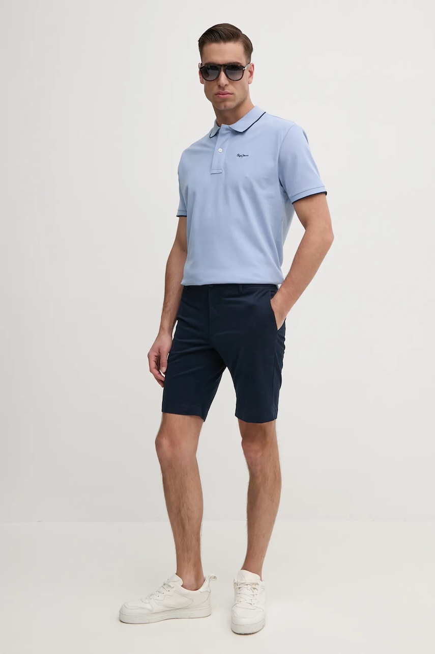 Шорты Hackett London мужские цвет синий HM801328 Шорты Hackett London мужские цвет синий HM801328