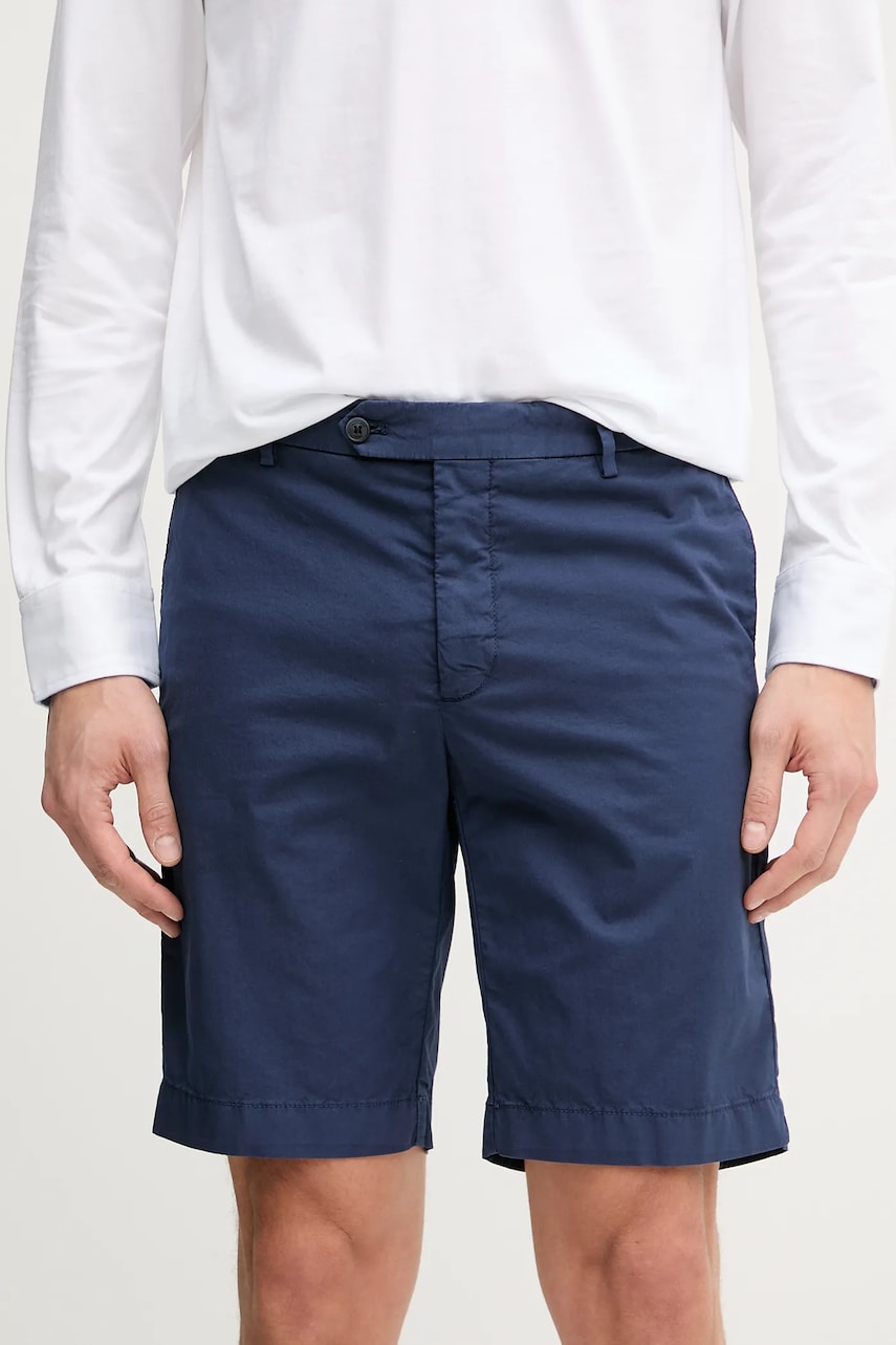 Hackett London pantaloni scurti barbati, culoarea albastru marin, HM801339 Hackett London pantaloni scurti barbati, culoarea albastru marin, HM801339