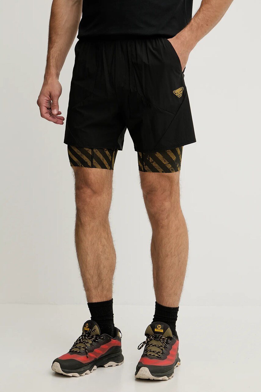 Dynafit pantaloni scurți outdoor culoarea negru, 08.0000071920