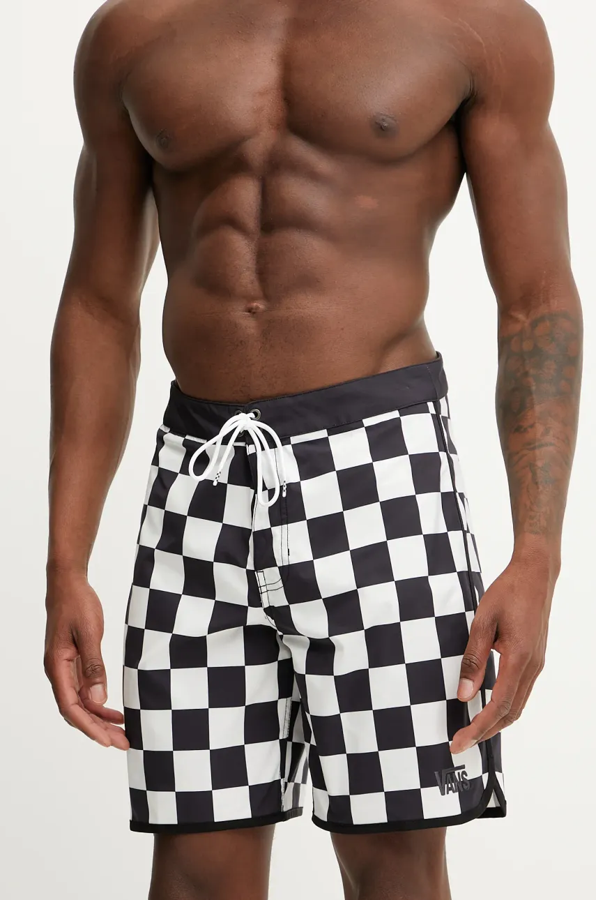 Vans pantaloni scurți de baie culoarea negru, VN000M8JY281