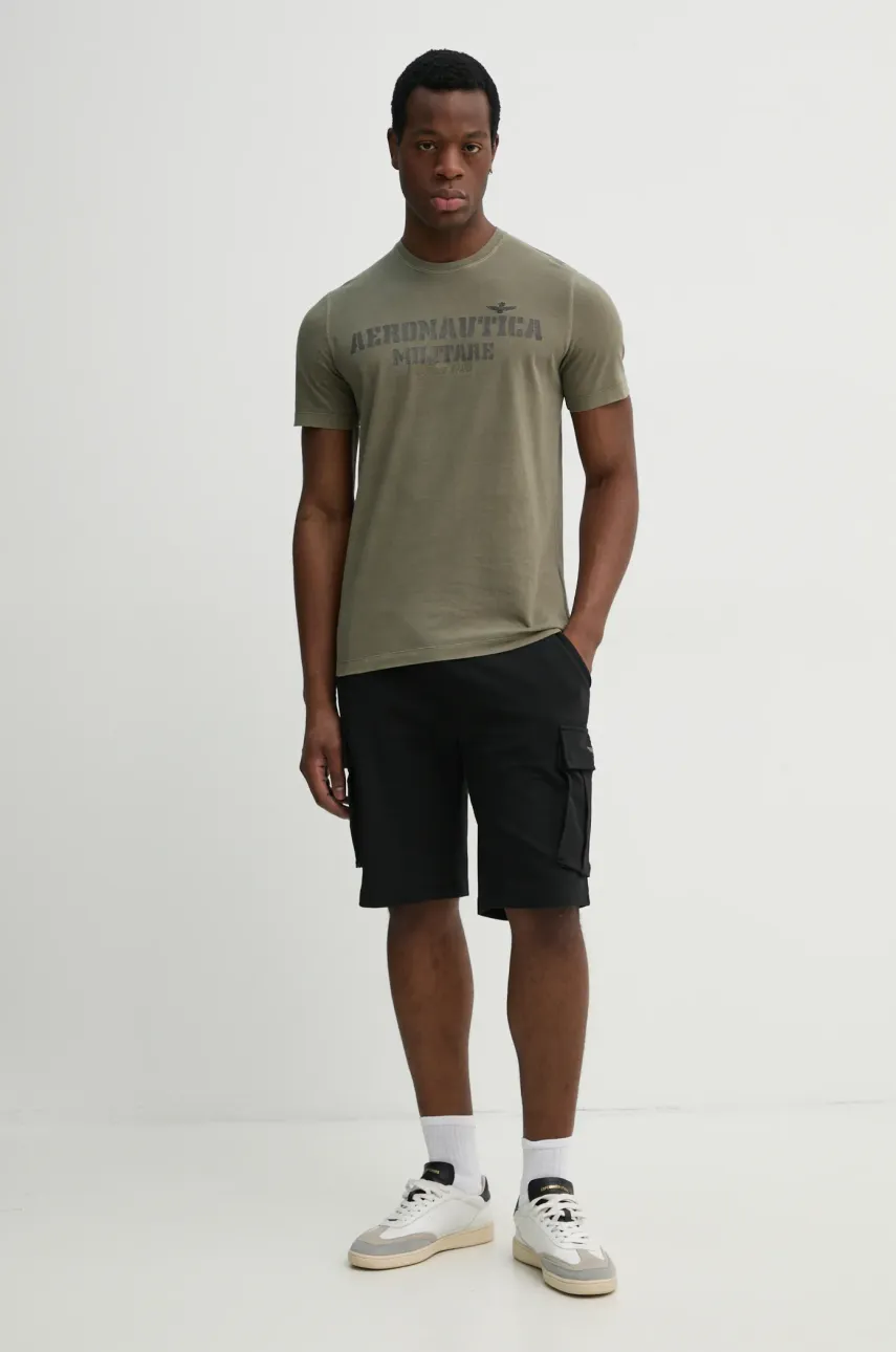 Шорты Aeronautica Militare мужские цвет чёрный BF025F459 Шорты Aeronautica Militare мужские цвет чёрный BF025F459