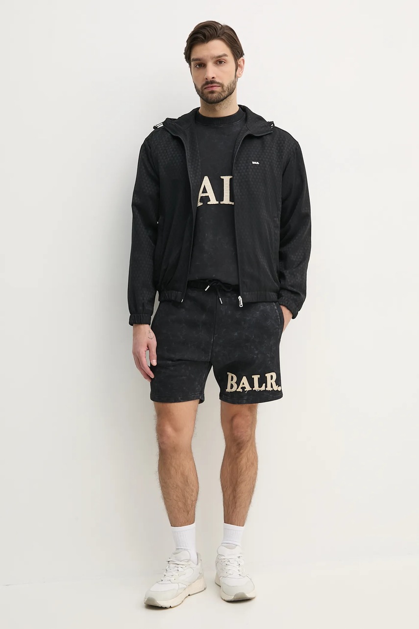 Хлопковые шорты BALR. мужские цвет чёрный B1433.1024 Хлопковые шорты BALR. мужские цвет чёрный B1433.1024