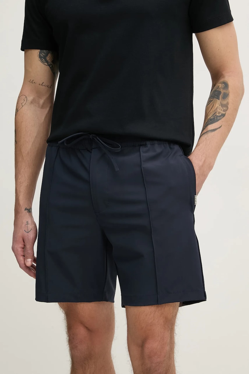 BALR. pantaloni scurți bărbați, culoarea albastru marin, B1433.1025 BALR. pantaloni scurți bărbați, culoarea albastru marin, B1433.1025