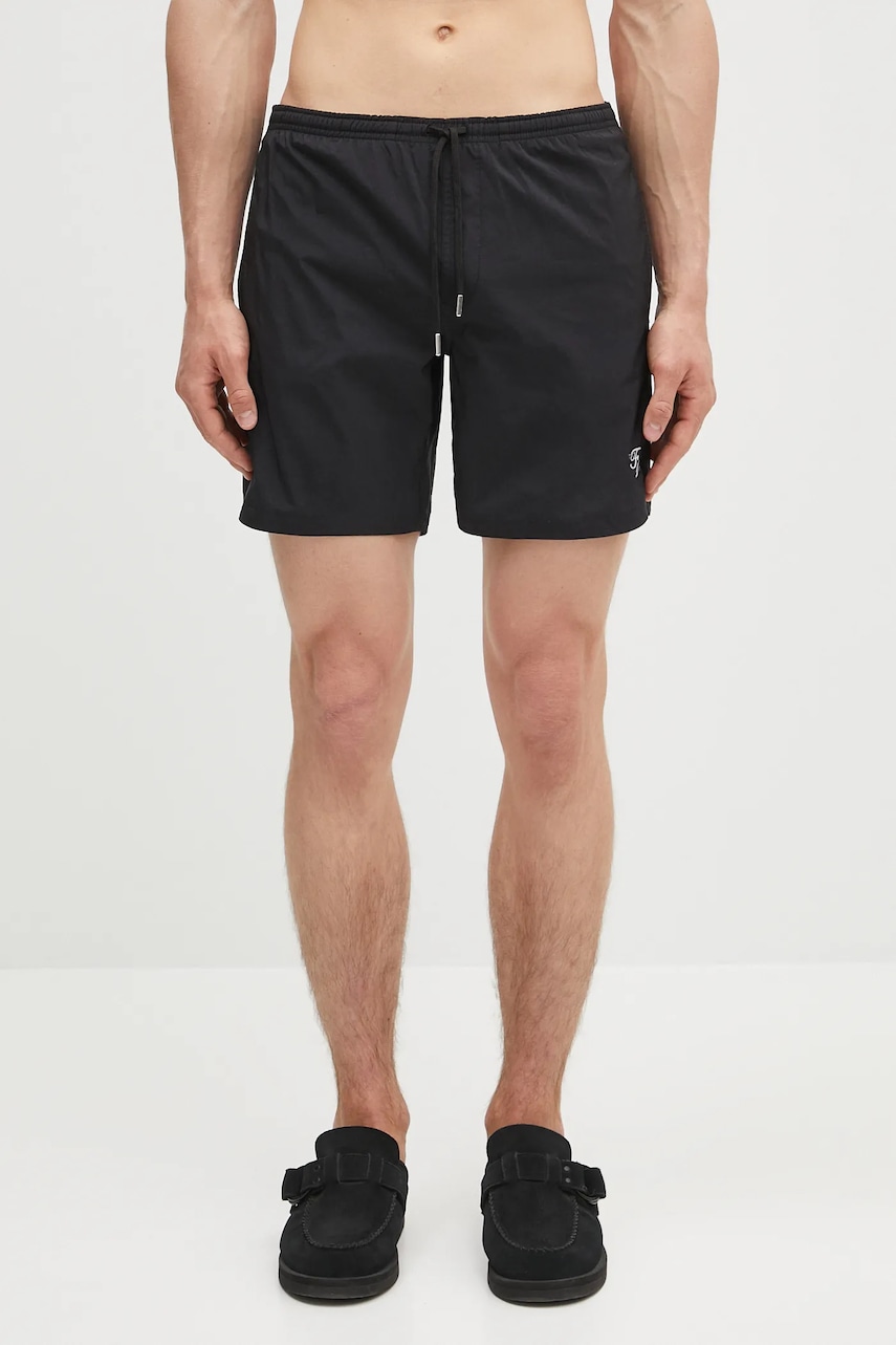 Filling Pieces pantaloni scurți de baie Swimshorts Classic culoarea negru, 91422201861