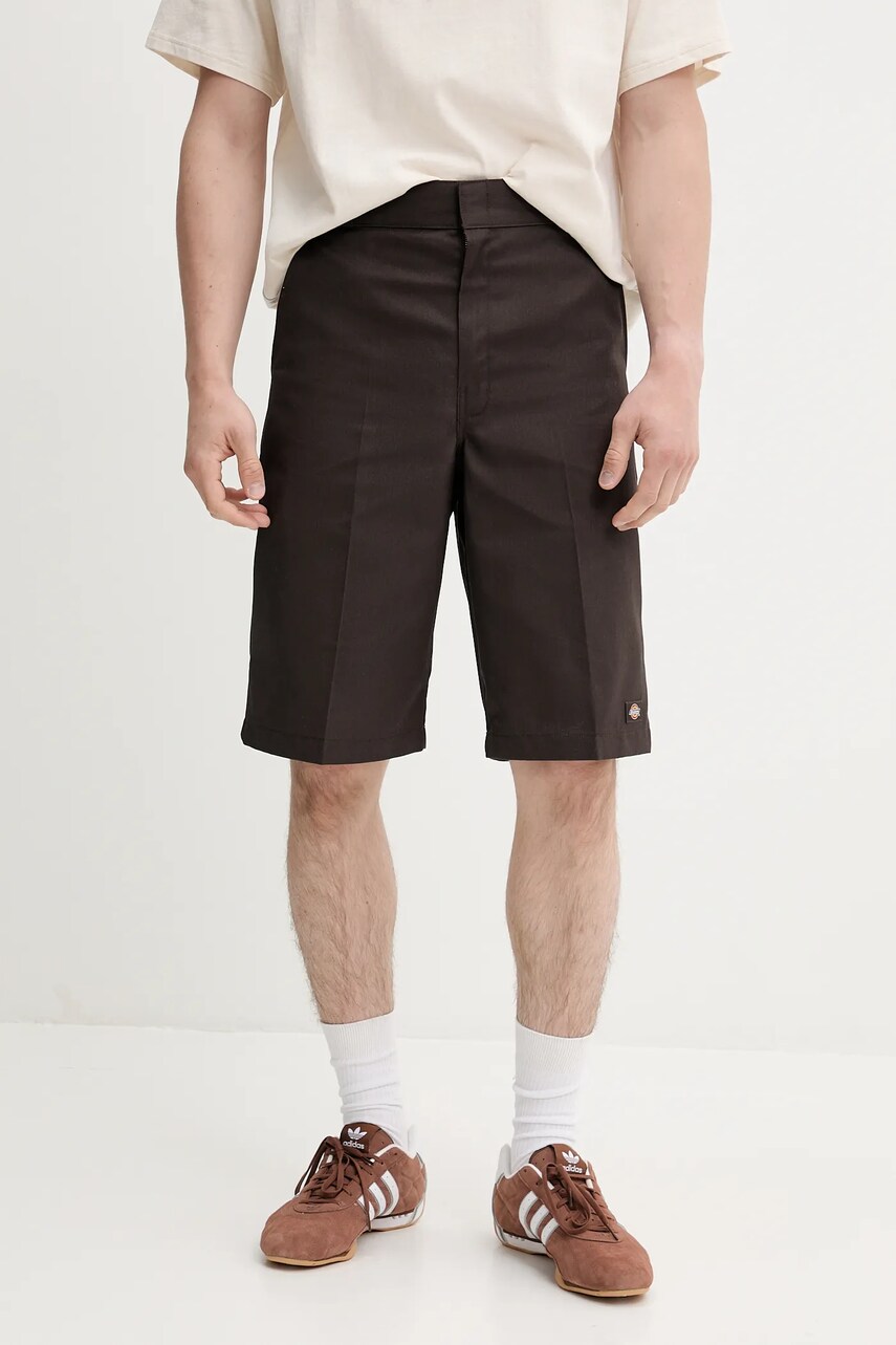 Levně Kraťasy Dickies pánské, hnědá barva, DK0A4XOZDBX1