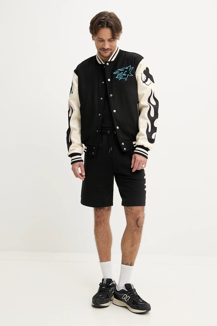 Шорты Karl Kani мужские цвет чёрный 60130134 Шорты Karl Kani мужские цвет чёрный 60130134