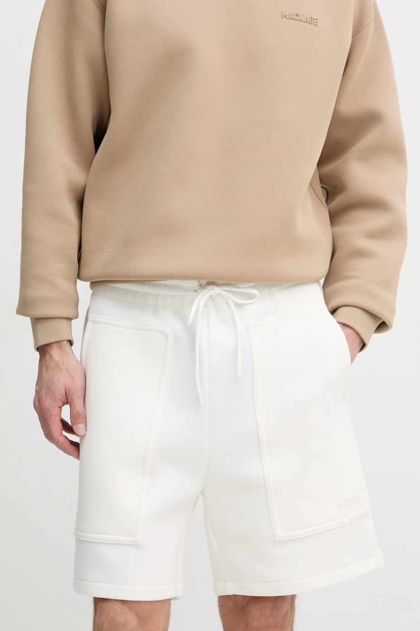 MACKAGE pantaloni scurti barbati, culoarea bej, ELWOOD.R MACKAGE pantaloni scurti barbati, culoarea bej, ELWOOD.R