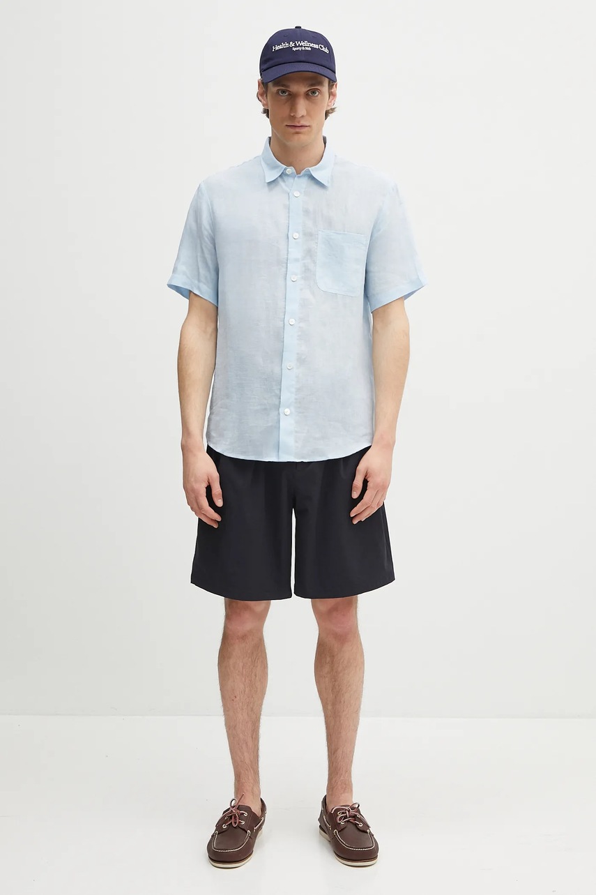 Σορτς Norse Projects Benn Travel Light Shorts χρώμα: ναυτικό μπλε, N35.0622.7004 φωτογραφία