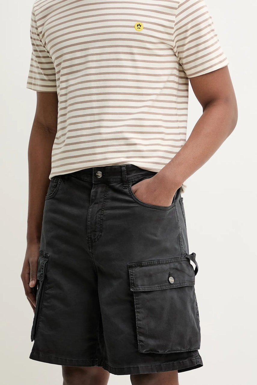 Barrow pantaloni scurți bărbați, culoarea gri, S5BWUABE035 Barrow pantaloni scurți bărbați, culoarea gri, S5BWUABE035