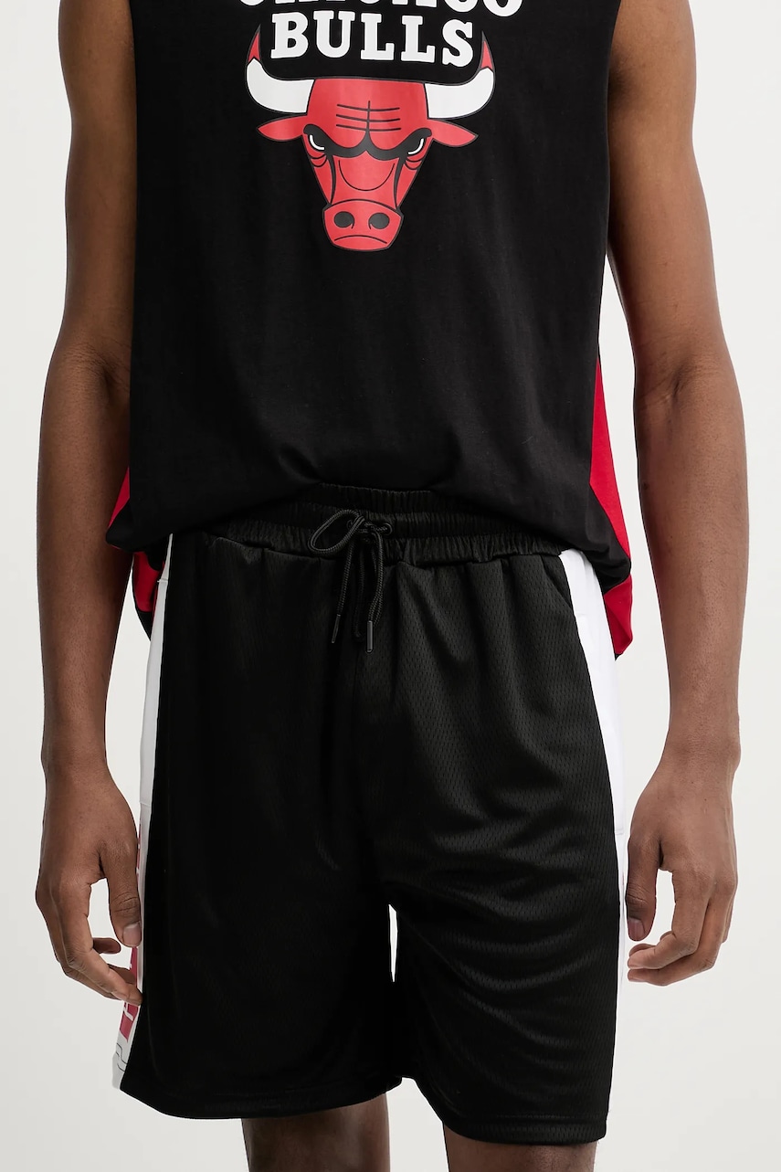 New Era pantaloni scurți barbati, culoarea negru, 60596422